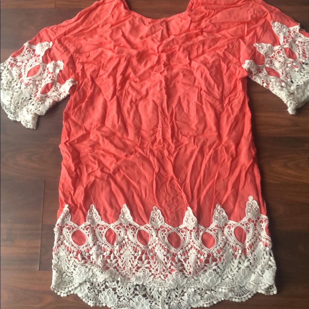 Small dress. With low back.